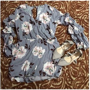 Floral romper (sold on other site)